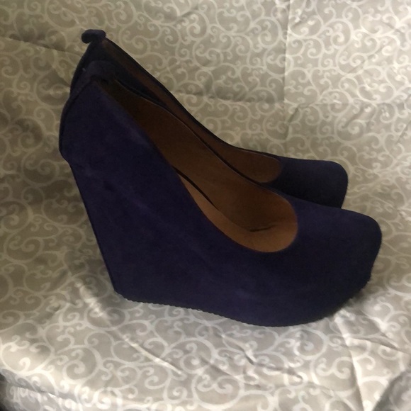 Deep Purple Platform Wedge - Picture 4 of 4